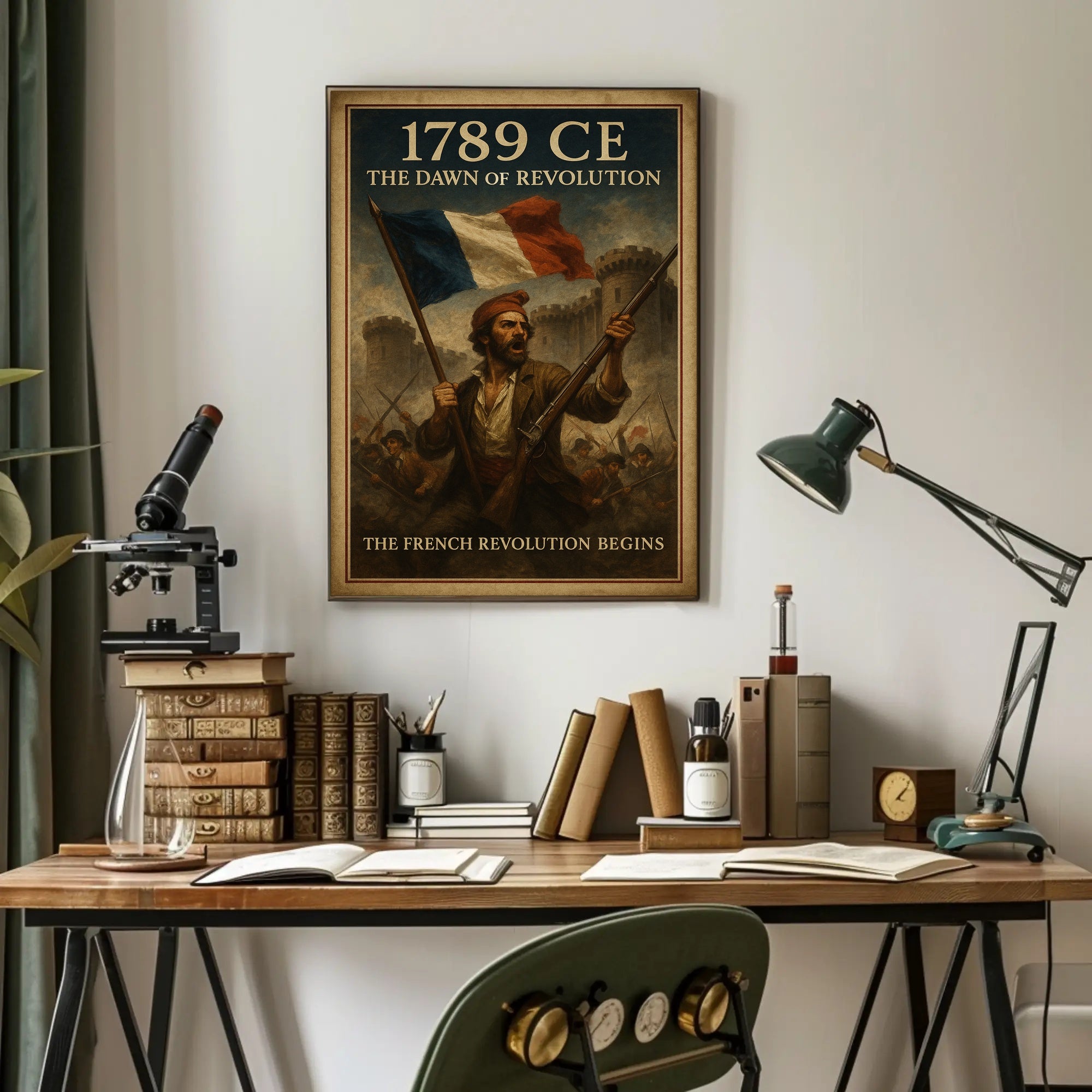Dawn of Revolution Wall Art Print PosterGoat