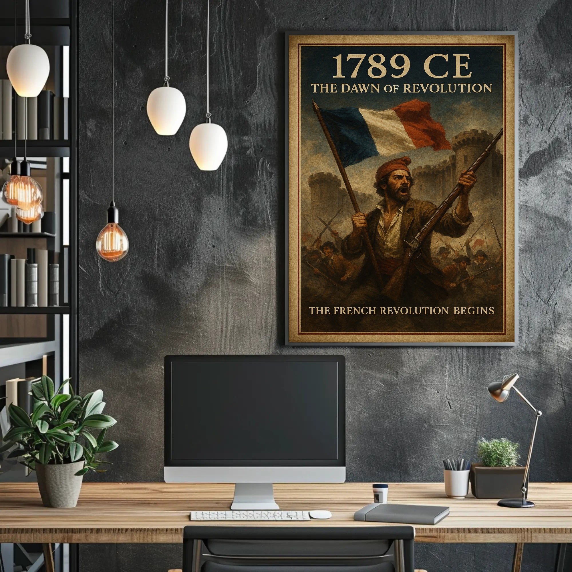 Dawn of Revolution Wall Art Print PosterGoat