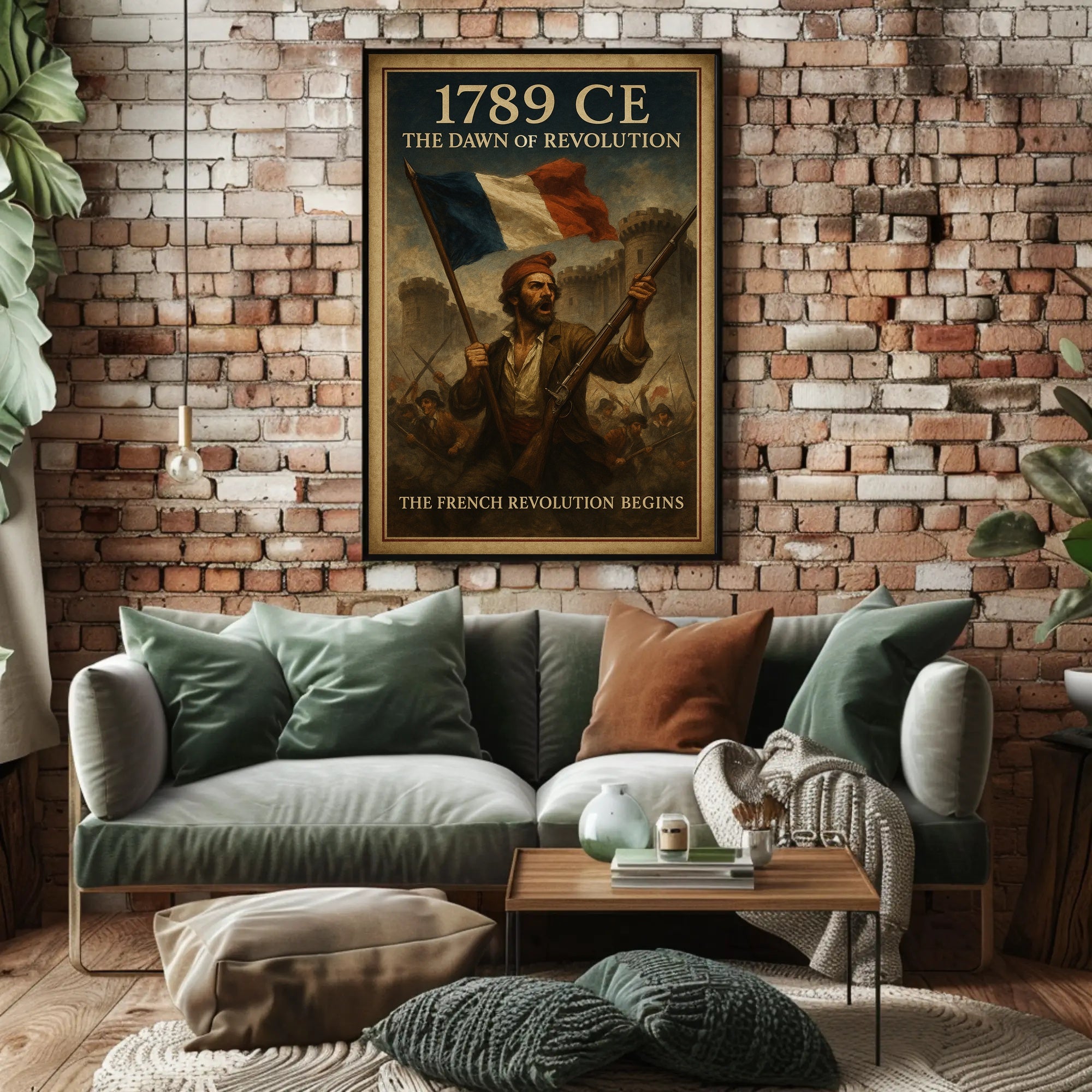 Dawn of Revolution Wall Art Print PosterGoat
