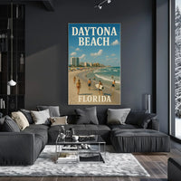 Daytona Beach Retro Travel Poster PosterGoat