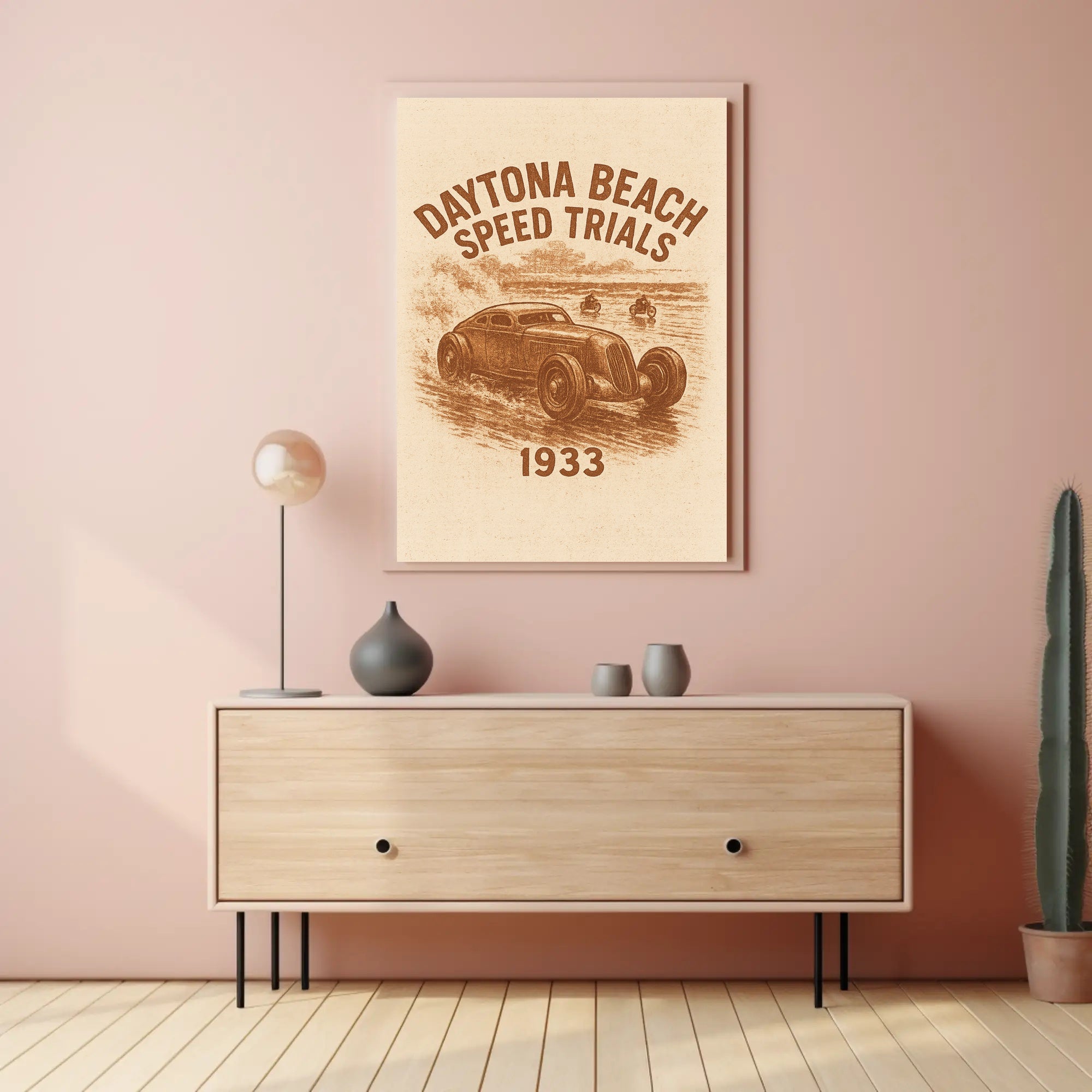 Daytona Beach Speed Trials 1933 Poster PosterGoat