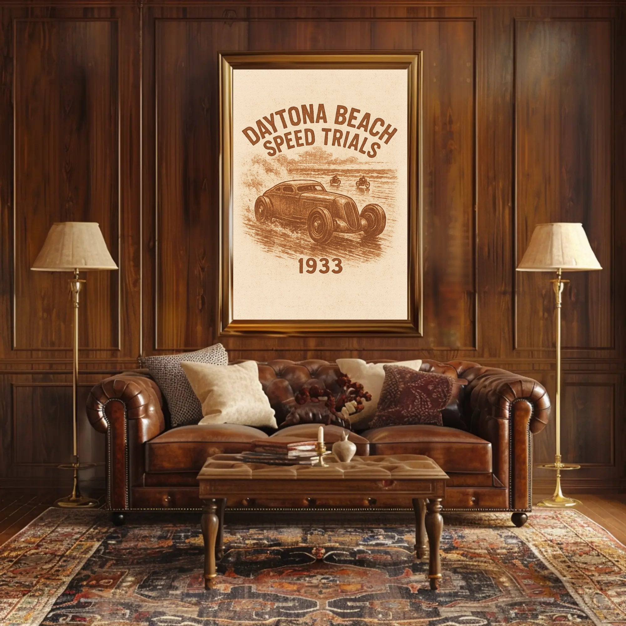 Daytona Beach Speed Trials 1933 Poster PosterGoat