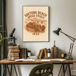 Daytona Beach Speed Trials 1933 Poster PosterGoat