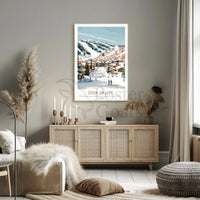 Deer Valley Ski Resort Travel Poster PosterGoat