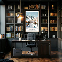 Deer Valley Ski Resort Travel Poster PosterGoat
