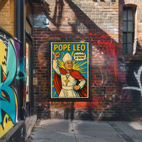 Defender of Faith Comic-Style Propaganda Poster PosterGoat