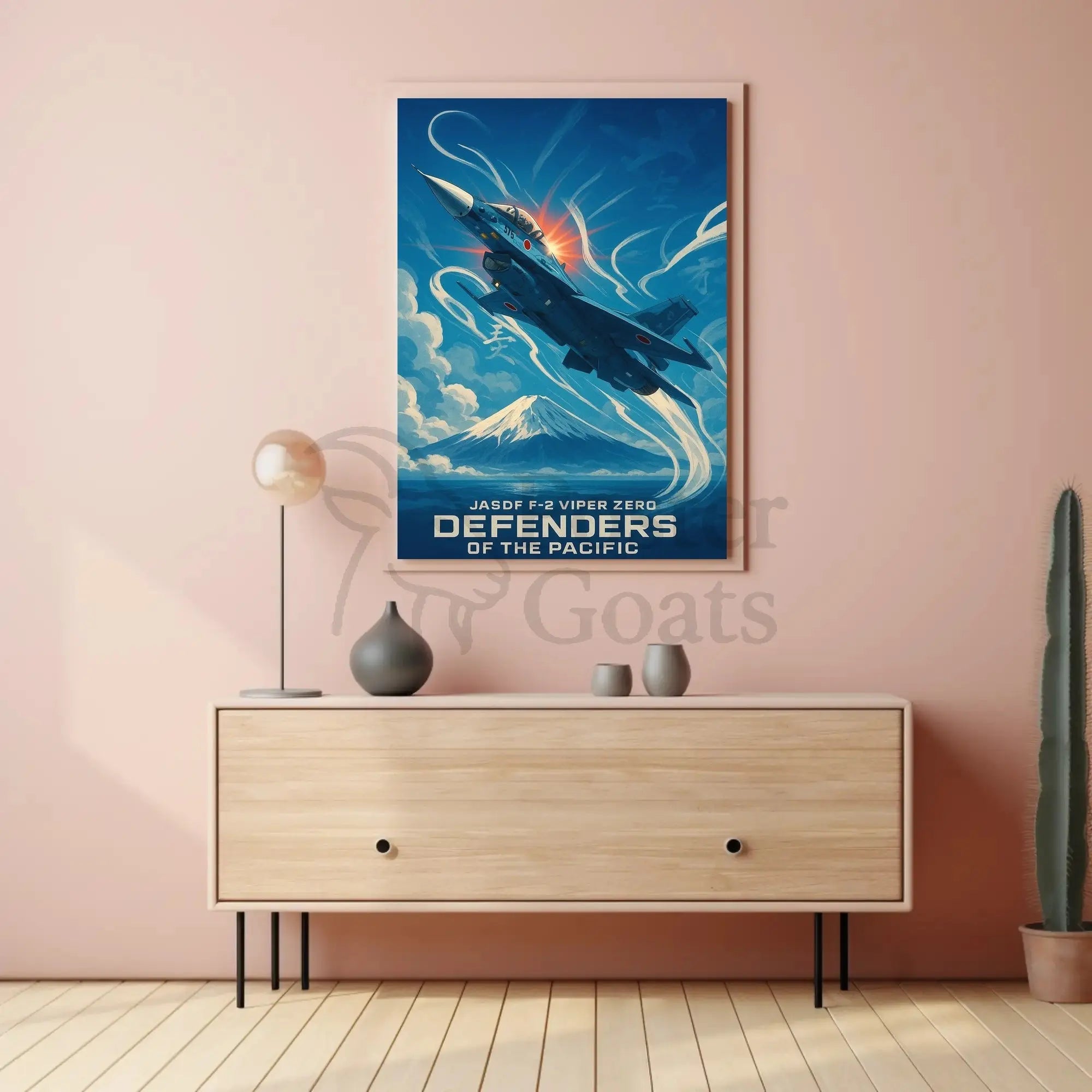 Defenders Of The Pacific Poster PosterGoat