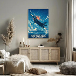 Defenders Of The Pacific Poster PosterGoat
