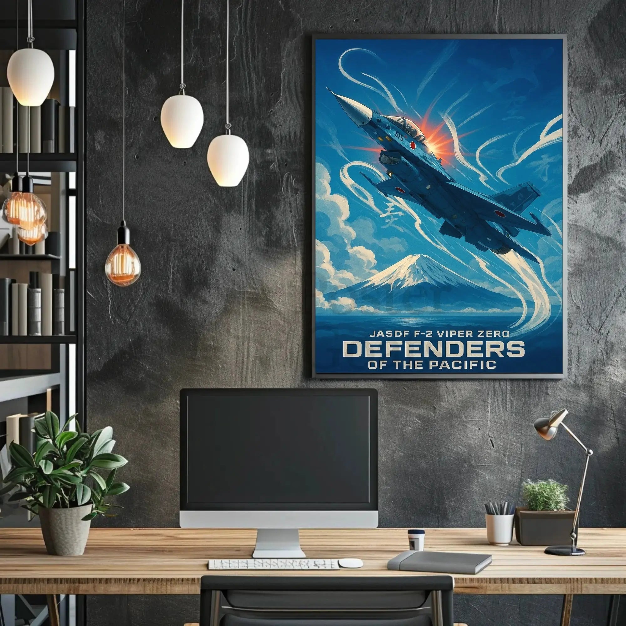 Defenders Of The Pacific Poster PosterGoat