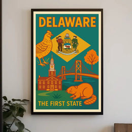 Delaware Heritage Art Print: Cultural or Heritage Poster PosterGoat