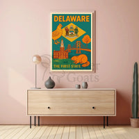 Delaware Heritage Art Print: Cultural or Heritage Poster PosterGoat