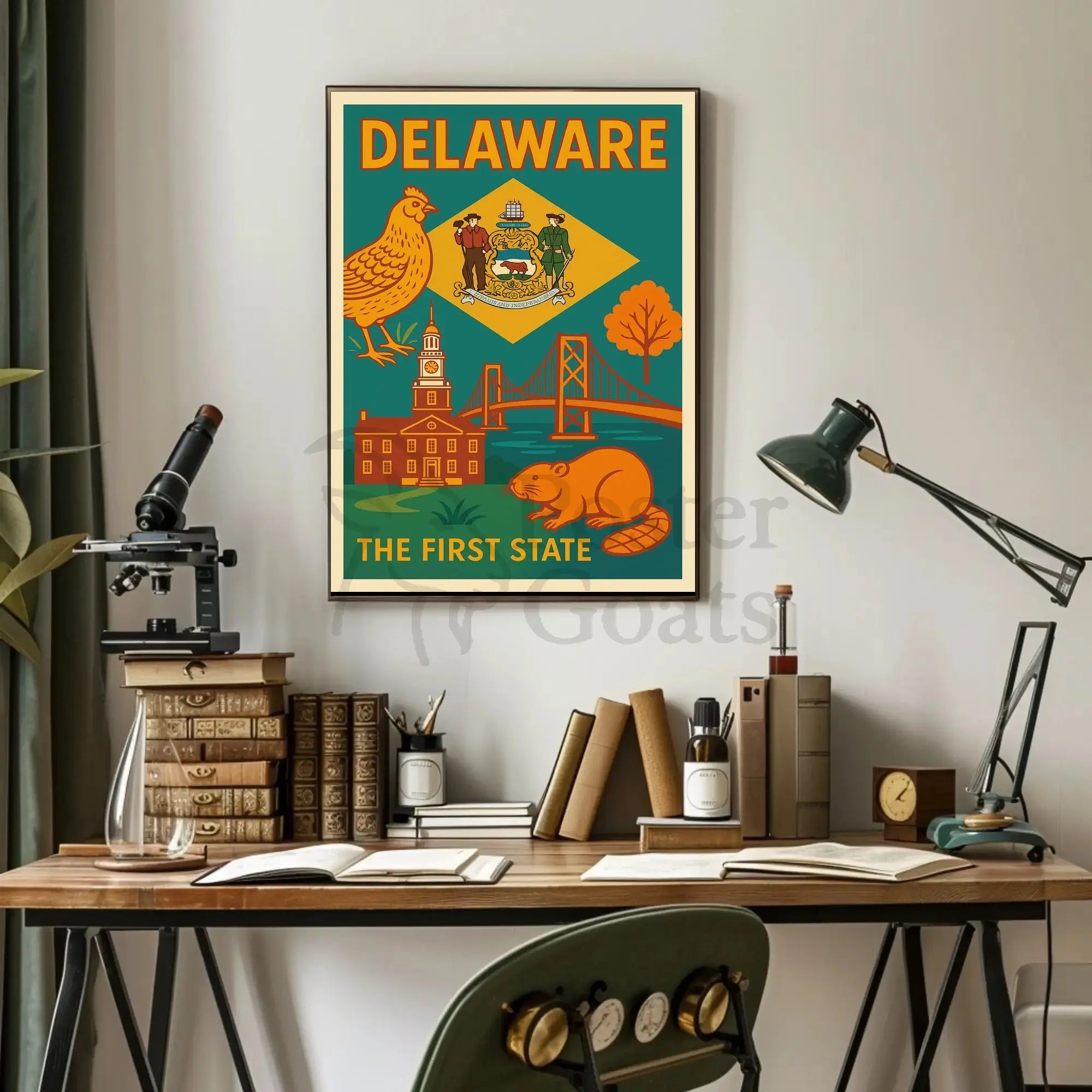 Delaware Heritage Art Print: Cultural or Heritage Poster PosterGoat