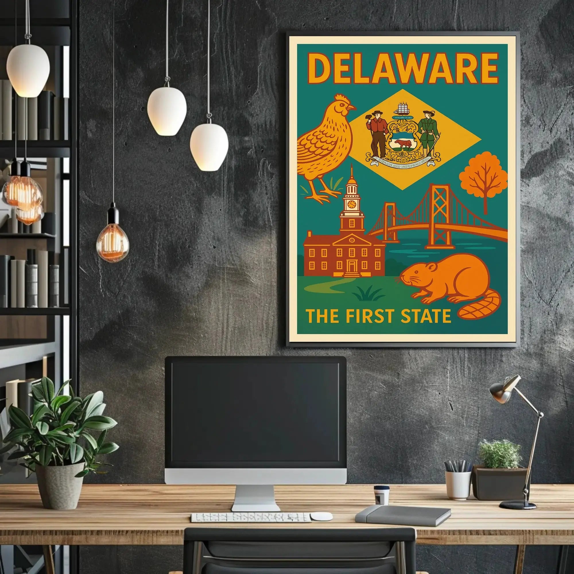 Delaware Heritage Art Print: Cultural or Heritage Poster PosterGoat