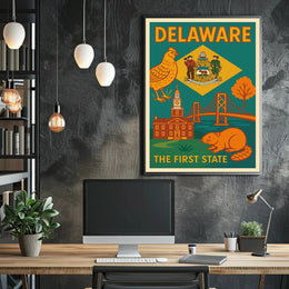 Delaware Heritage Art Print: Cultural or Heritage Poster PosterGoat