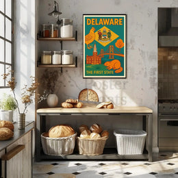 Delaware Heritage Art Print: Cultural or Heritage Poster PosterGoat
