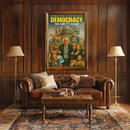 Democracy This Time Its Dumber Poster Art PosterGoat
