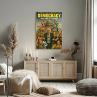 Democracy This Time Its Dumber Poster Art PosterGoat