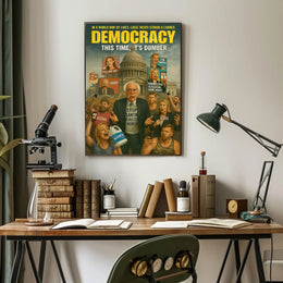 Democracy This Time Its Dumber Poster Art PosterGoat