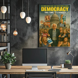 Democracy This Time Its Dumber Poster Art PosterGoat