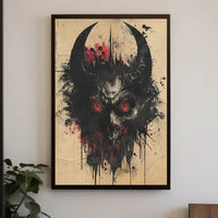 Demonic Gothic Horror Art Poster: Abstract Artistic or Pop Culture Poster PosterGoat