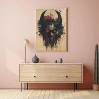 Demonic Gothic Horror Art Poster: Abstract Artistic or Pop Culture Poster PosterGoat