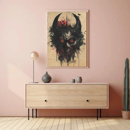 Demonic Gothic Horror Art Poster: Abstract Artistic or Pop Culture Poster PosterGoat