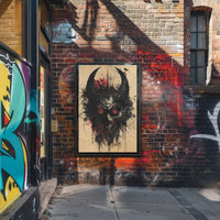 Demonic Gothic Horror Art Poster: Abstract Artistic or Pop Culture Poster PosterGoat