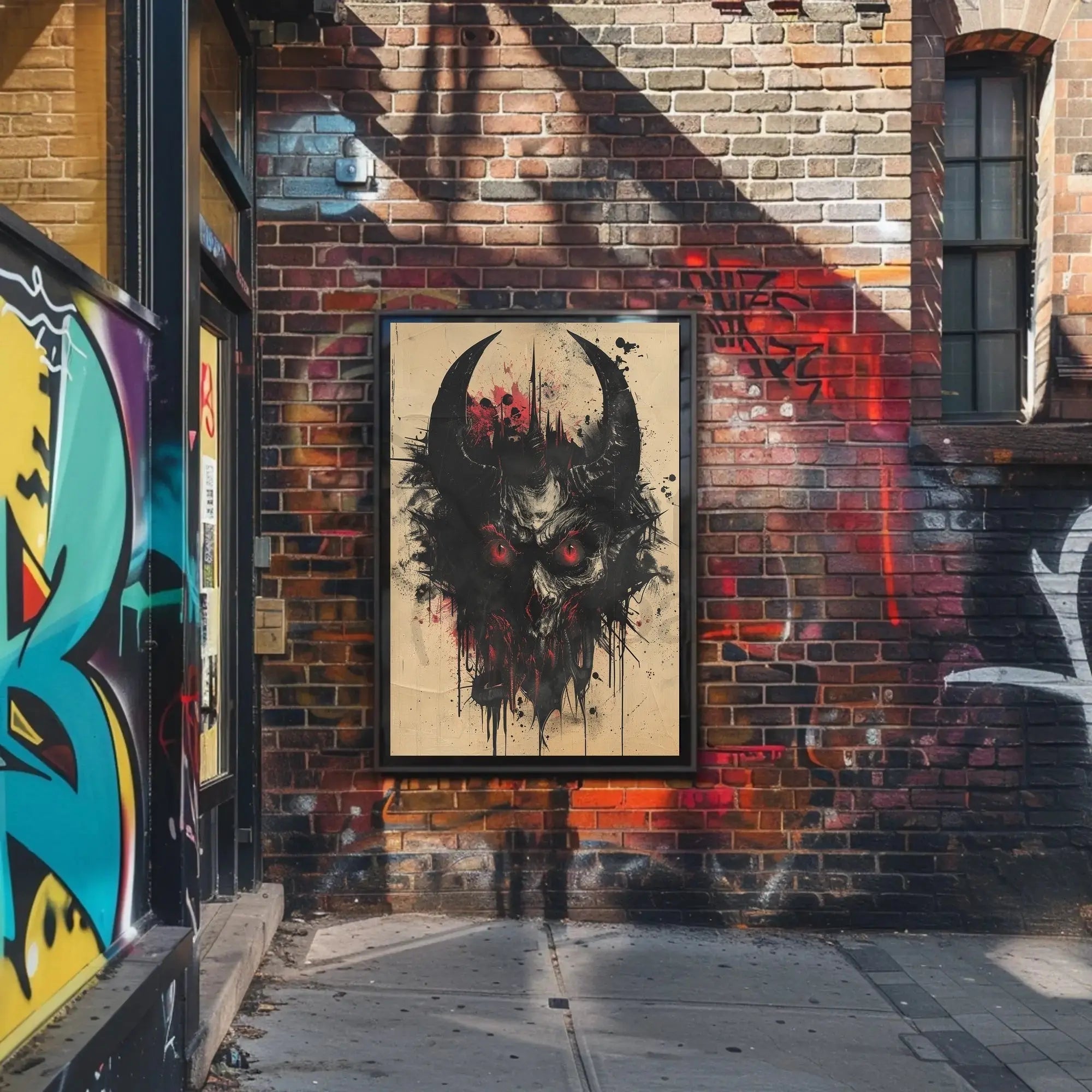 Demonic Gothic Horror Art Poster: Abstract Artistic or Pop Culture Poster PosterGoat