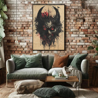 Demonic Gothic Horror Art Poster: Abstract Artistic or Pop Culture Poster PosterGoat