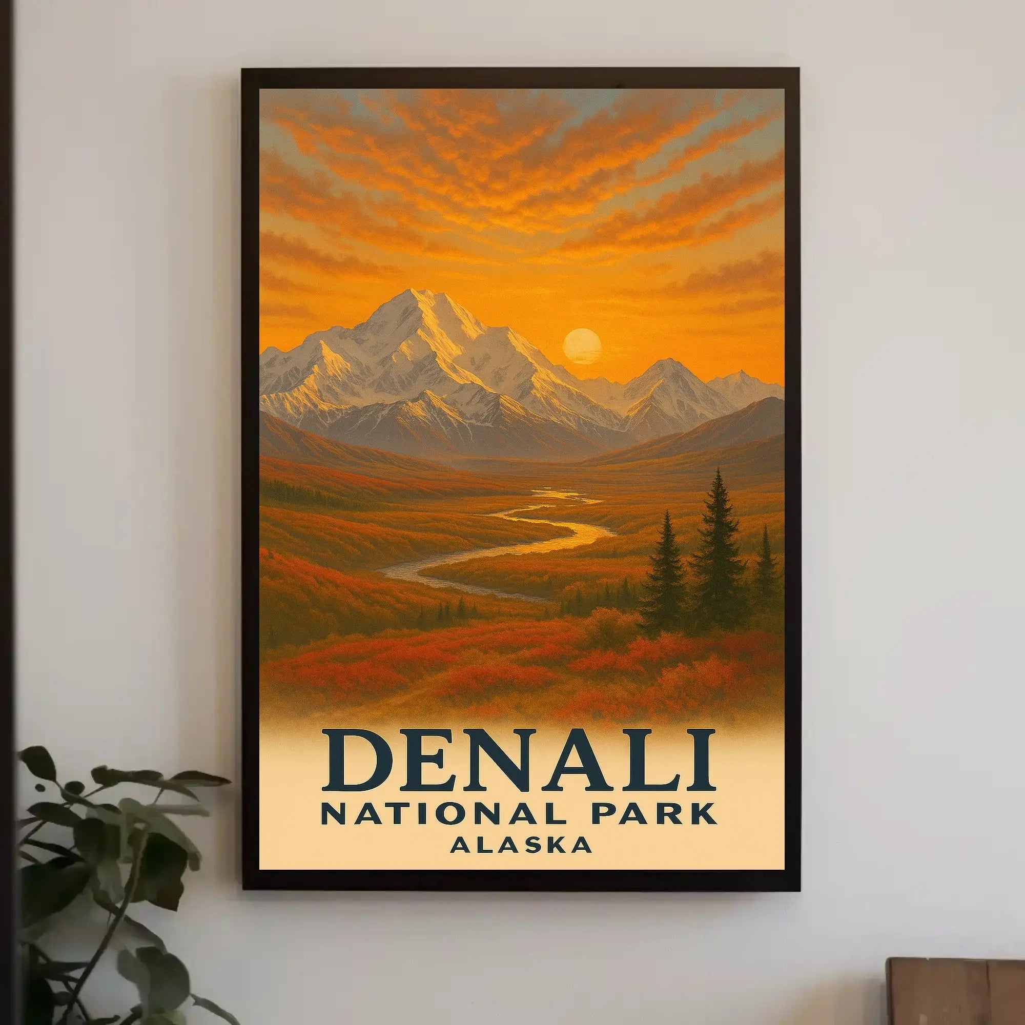 Denali National Park Travel Poster PosterGoat