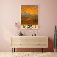 Denali National Park Travel Poster PosterGoat