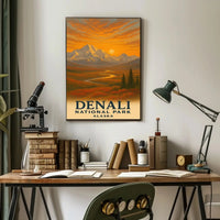 Denali National Park Travel Poster PosterGoat