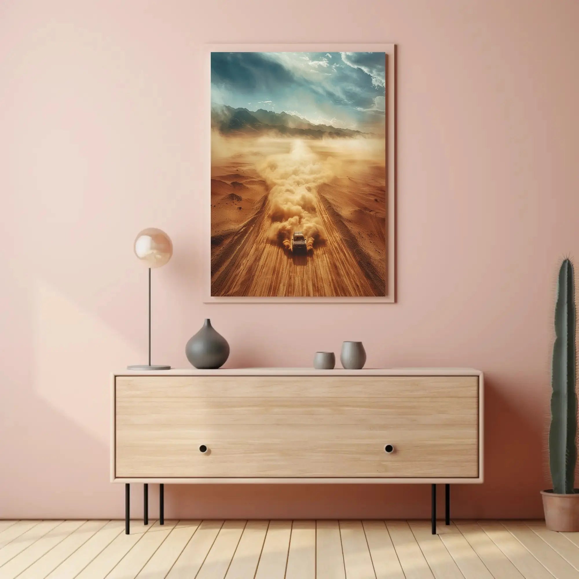 Desert Adventure Off-Road Exploration Travel Poster PosterGoat