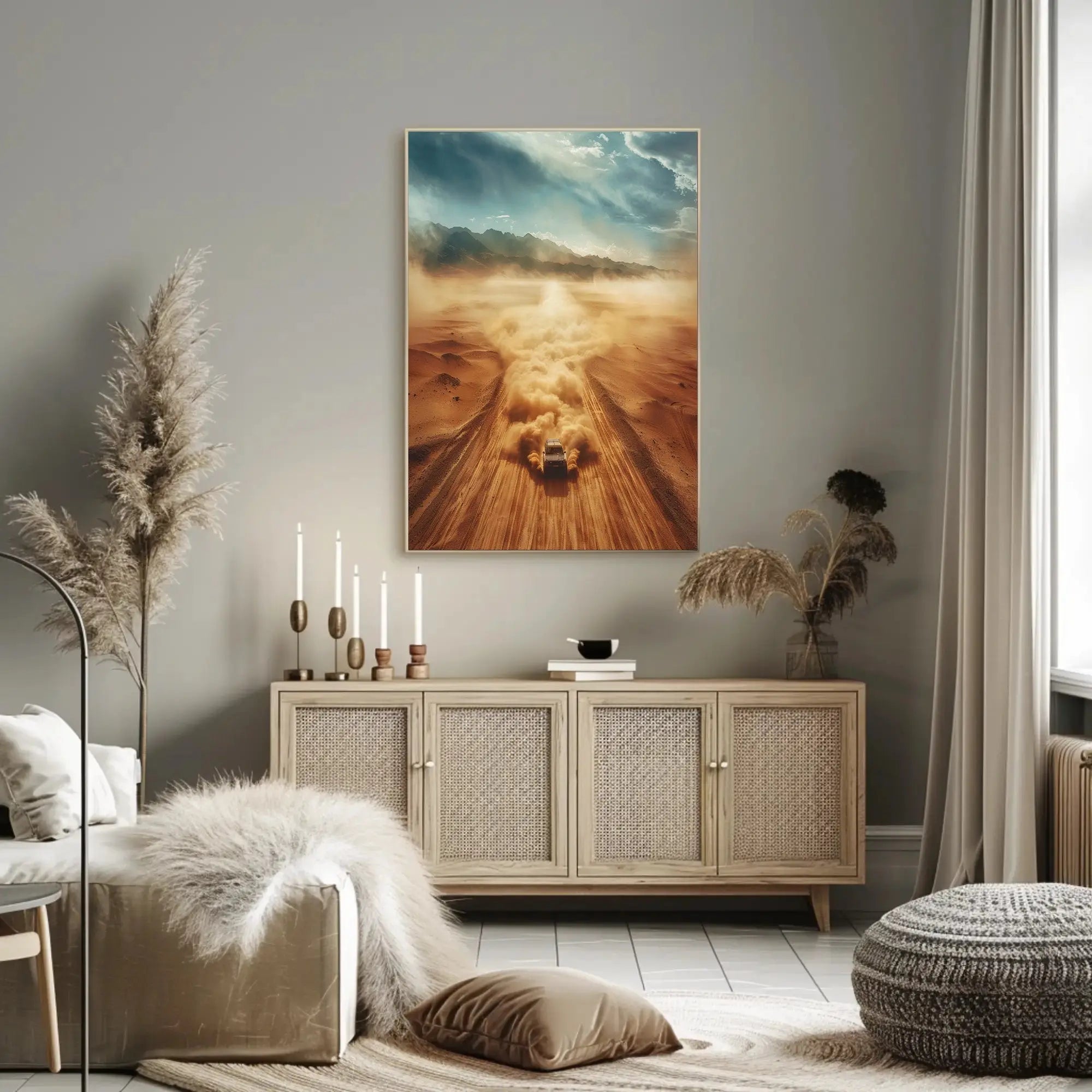 Desert Adventure Off-Road Exploration Travel Poster PosterGoat