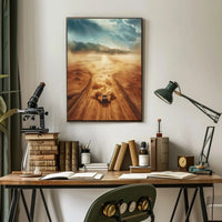 Desert Adventure Off-Road Exploration Travel Poster PosterGoat