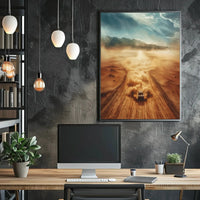 Desert Adventure Off-Road Exploration Travel Poster PosterGoat