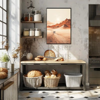 Desert Odyssey: Travel and Exploration Travel Poster PosterGoat