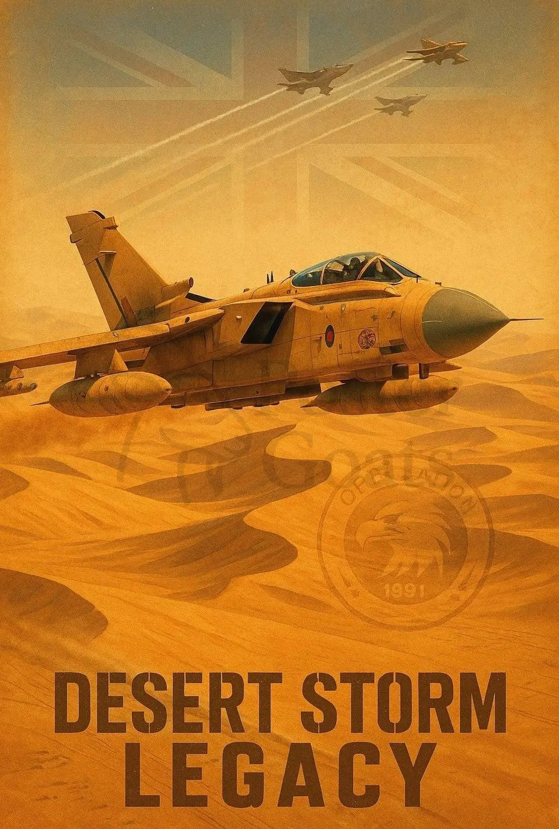 Desert Storm Legacy Poster PosterGoat