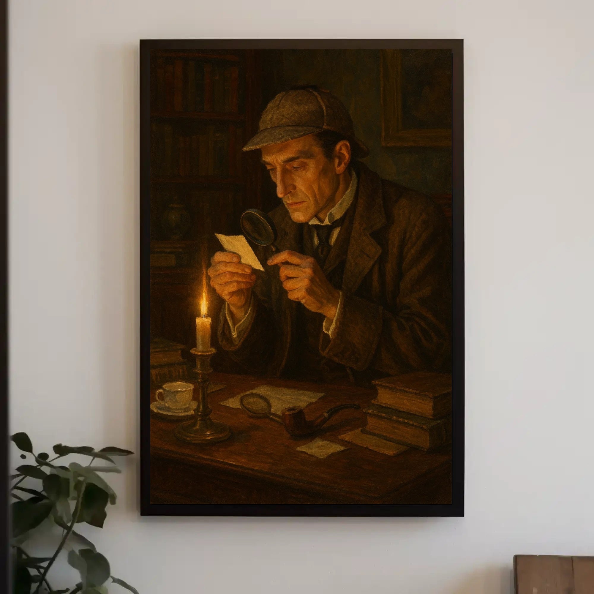 Detective Scene Vintage Charm Poster PosterGoat