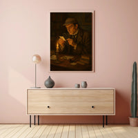Detective Scene Vintage Charm Poster PosterGoat