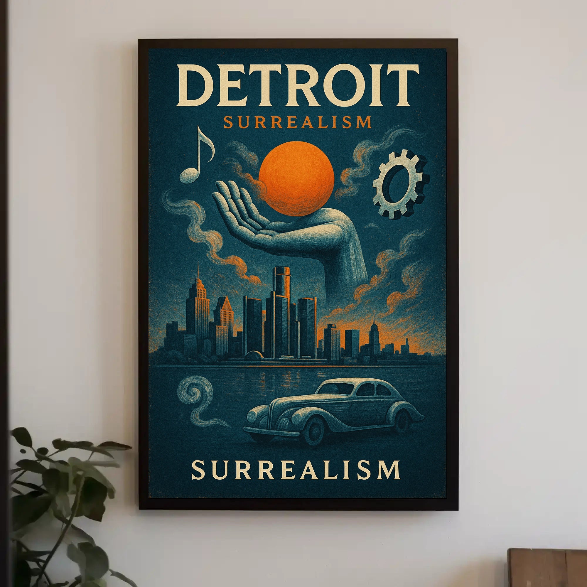Detroit Surrealism Surreal Poster PosterGoat