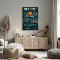Detroit Surrealism Surreal Poster PosterGoat