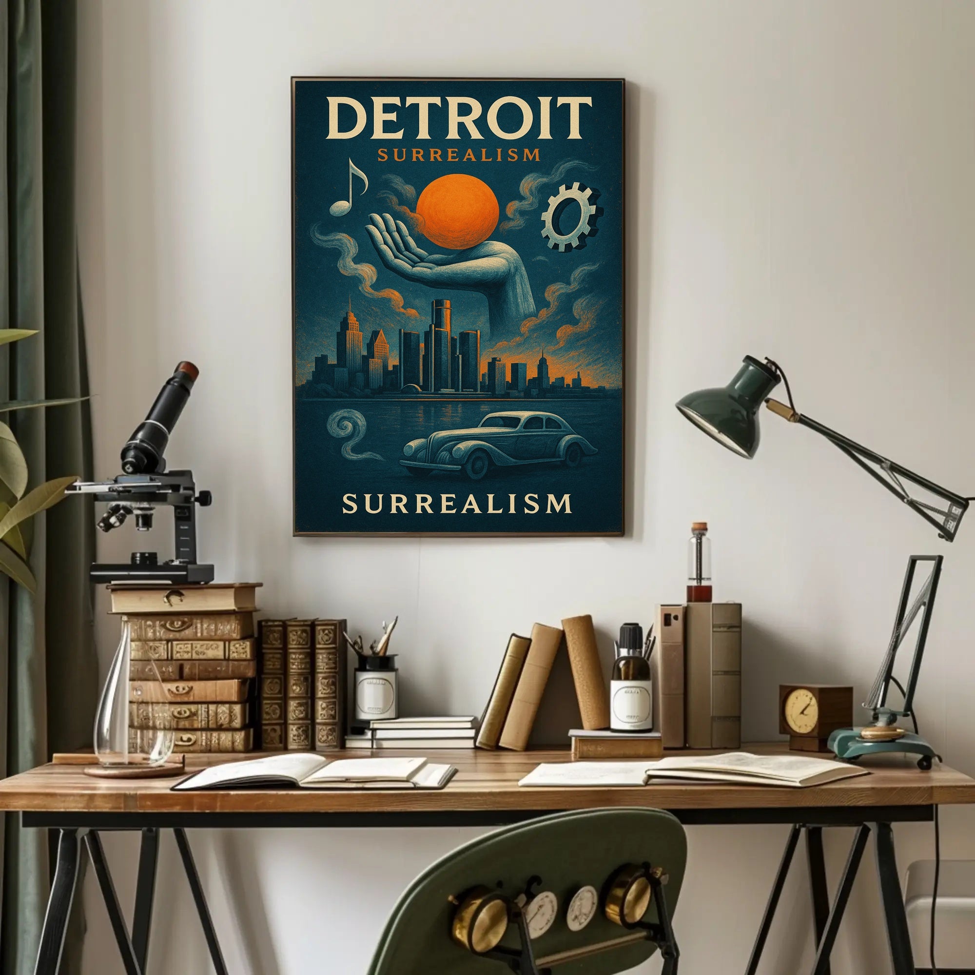 Detroit Surrealism Surreal Poster PosterGoat