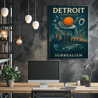 Detroit Surrealism Surreal Poster PosterGoat