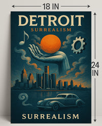 Detroit Surrealism Surreal Poster PosterGoat