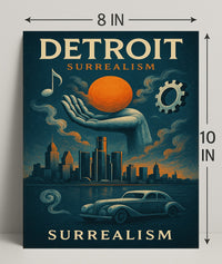 Detroit Surrealism Surreal Poster PosterGoat