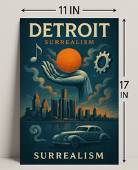 Detroit Surrealism Surreal Poster PosterGoat
