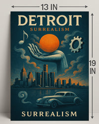 Detroit Surrealism Surreal Poster PosterGoat