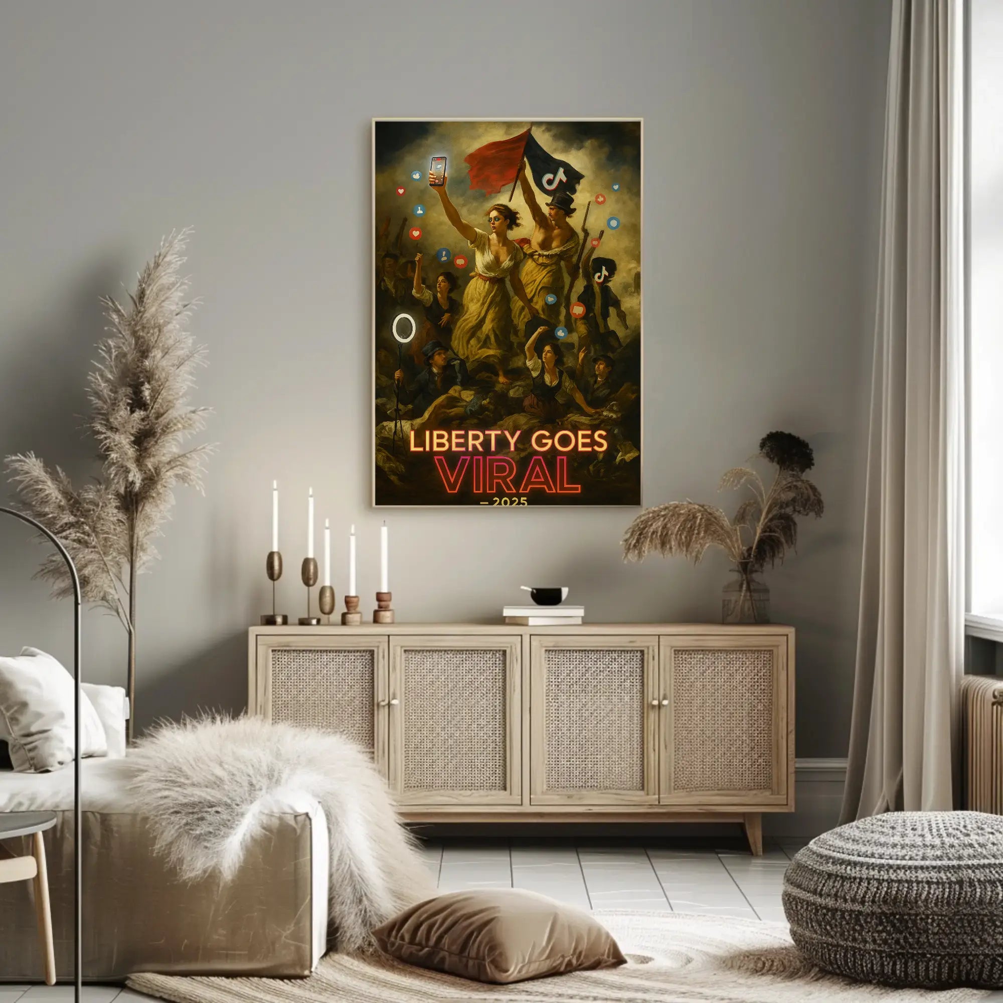 Digital Revolution Parody Art Print - Pop Culture Poster PosterGoat