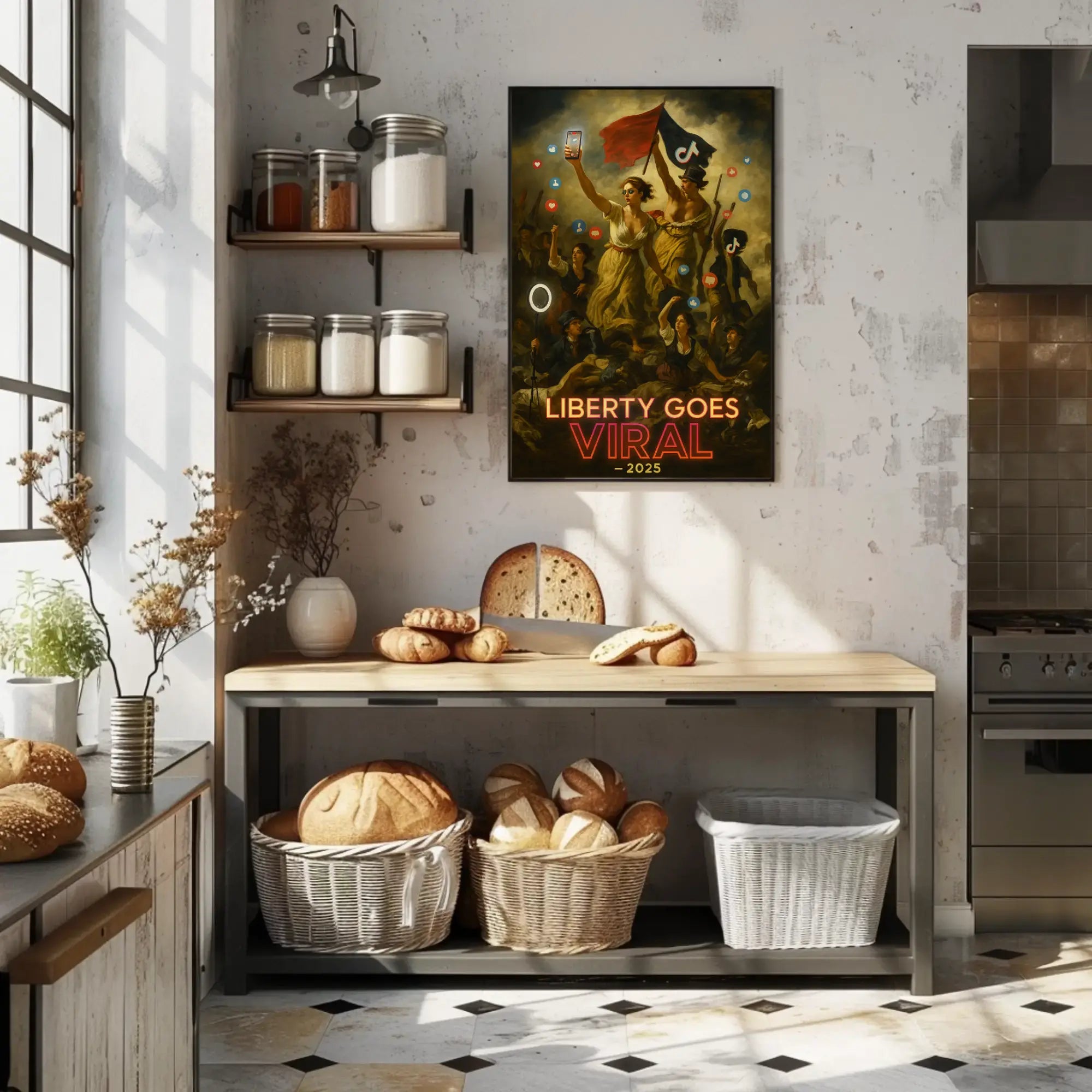 Digital Revolution Parody Art Print - Pop Culture Poster PosterGoat
